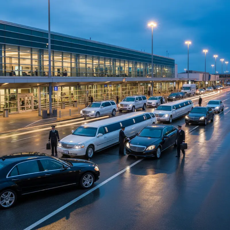 Airport limo Transfer Steps