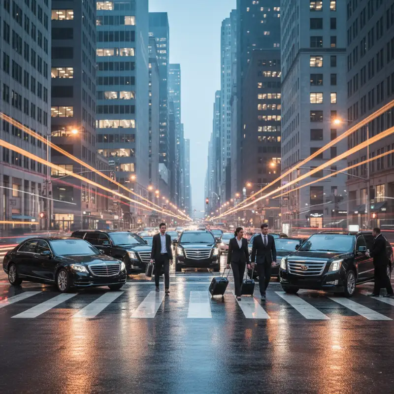 What is included in an executive car service in Virginia