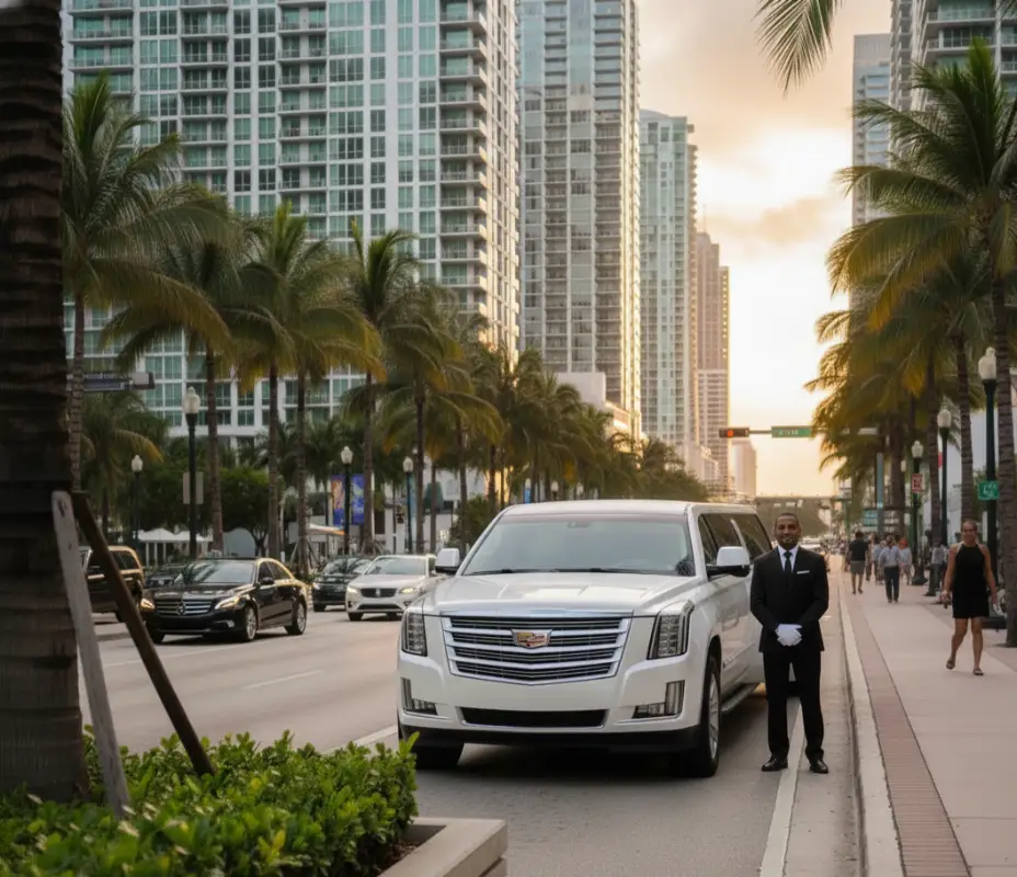 Limo Service Miami Luxury Transportation by Skyhawk Limo