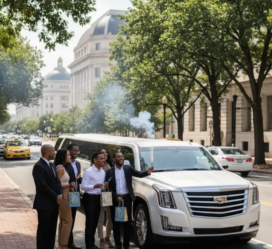birthday limo service in va, dc