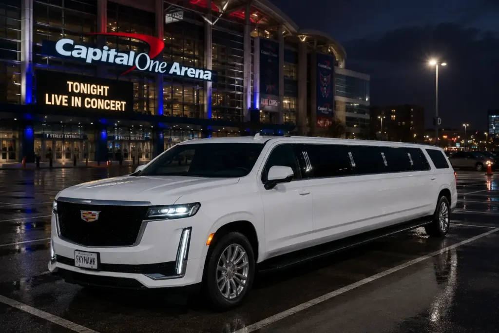 Choose Your Nationals Park Concert Limo Vehicle