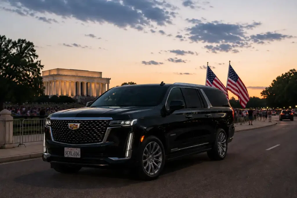 4th of July Limo Service Washington DC 2026