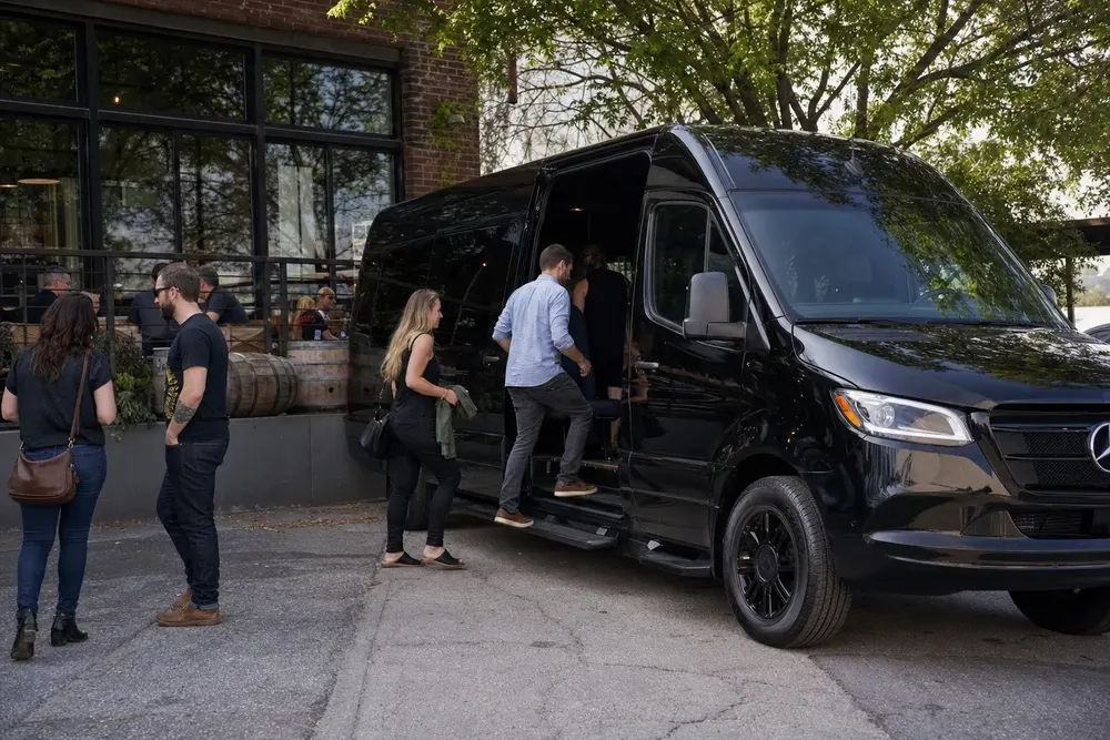 Group craft brewery tour with luxury van in the DMV