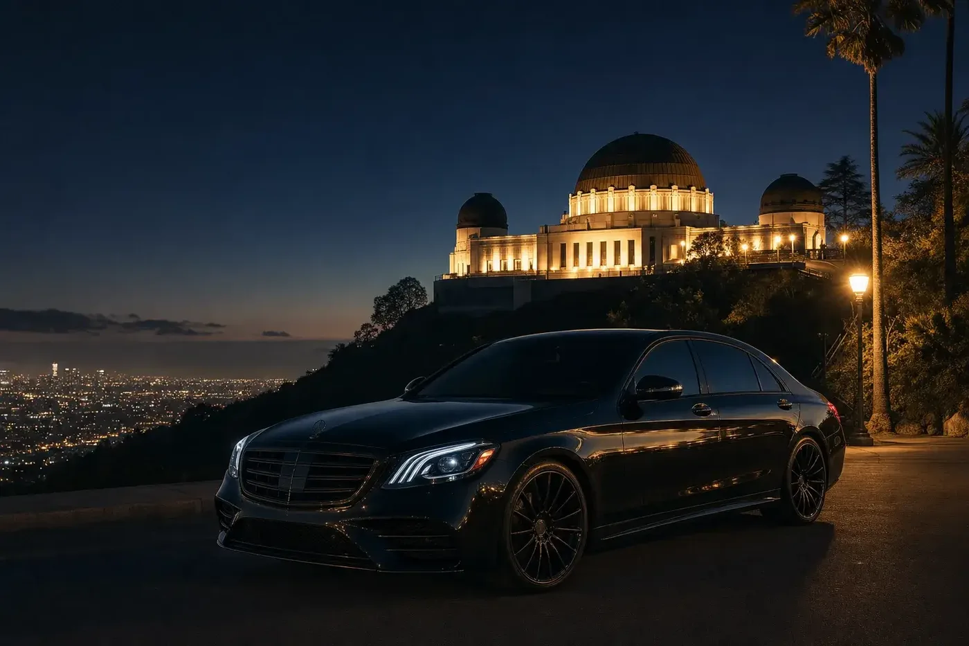 Luxury car service in Los Angeles