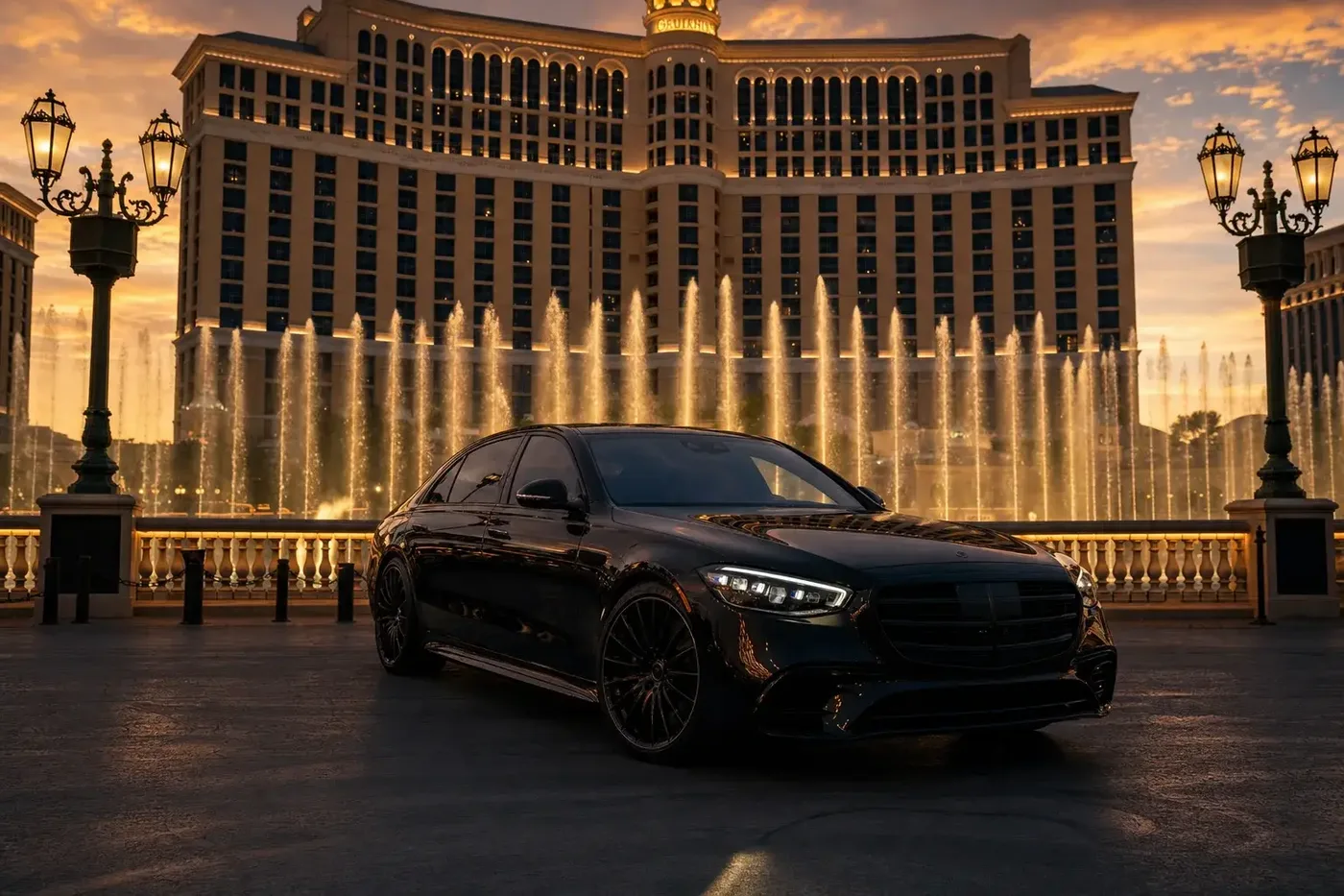 Luxury car service in Las Vegas