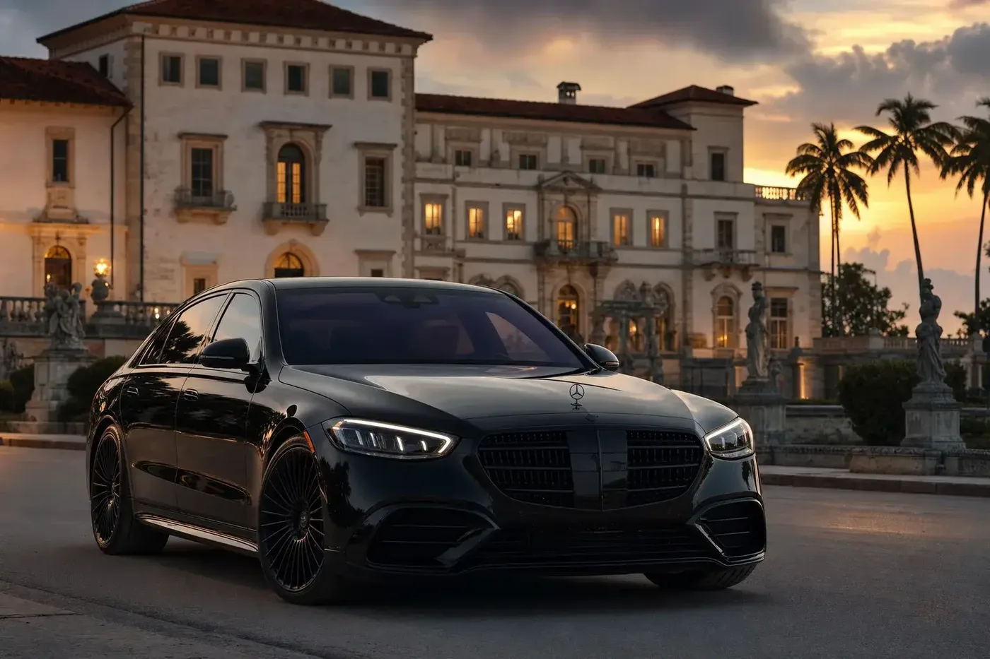 Luxury car service in Miami
