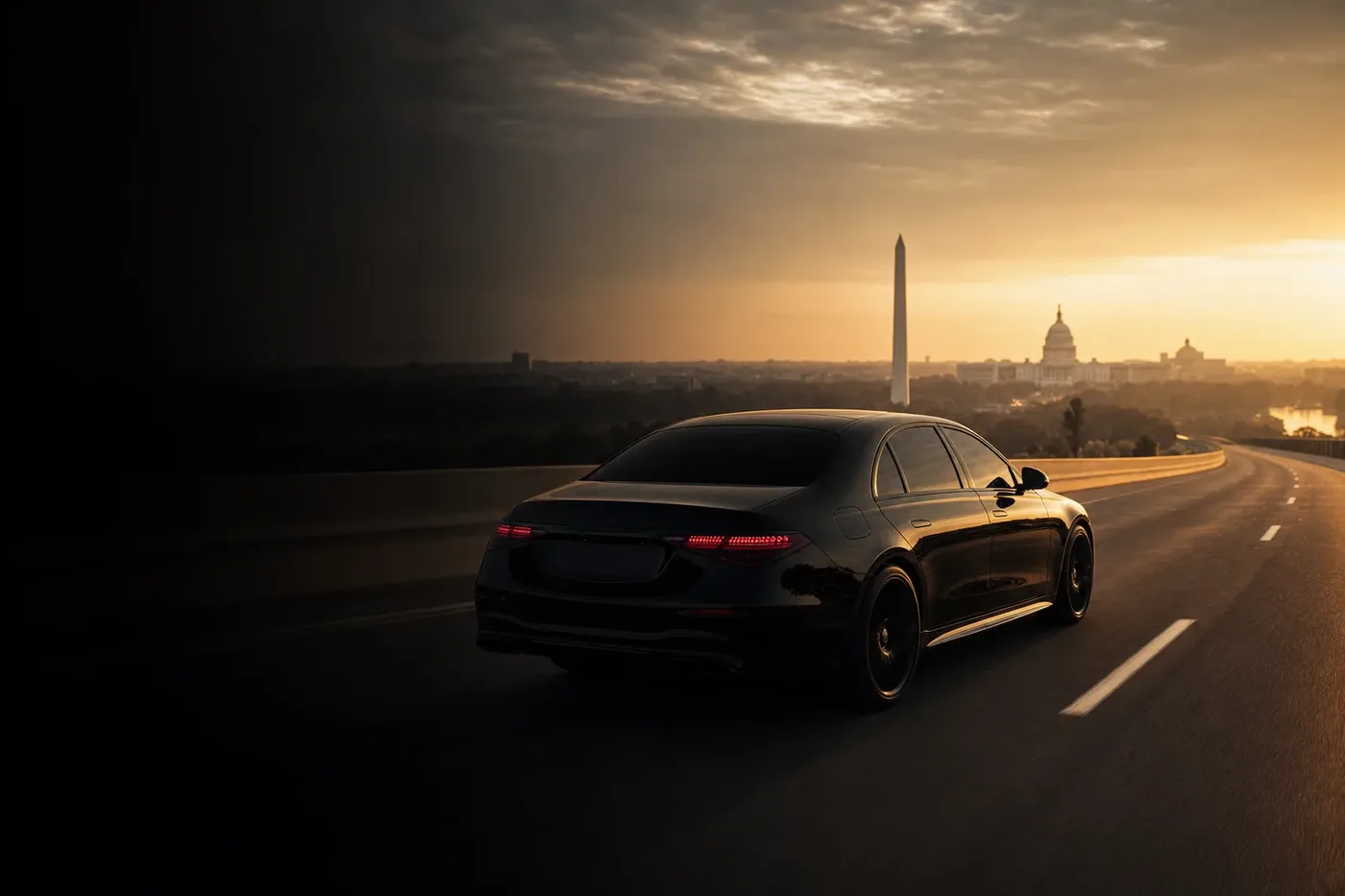 Chauffeured car service in Alexandria, Old Town, VA